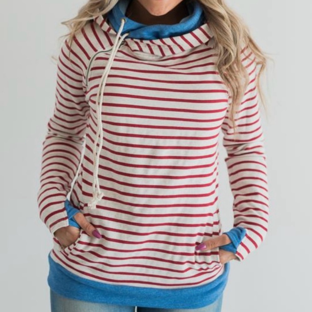 Ampersand ave double hoodie
